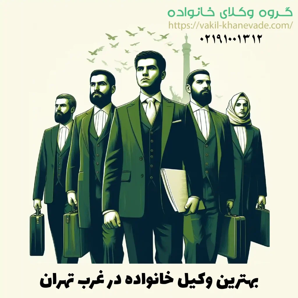 بهترین وکیل خانواده در غرب تهران چه کسی است؟